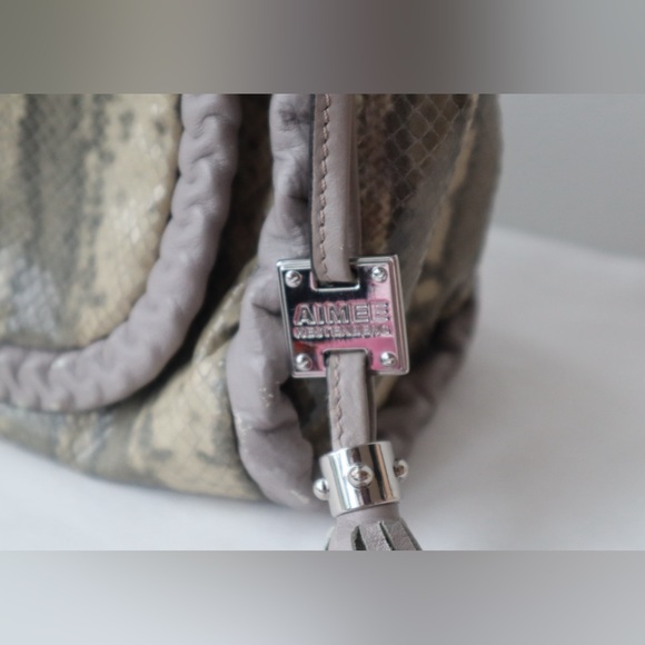 Sale 🔥 Authentic Aimee Kestenberg 100% Leather Snake Skin - Picture 8 of 10